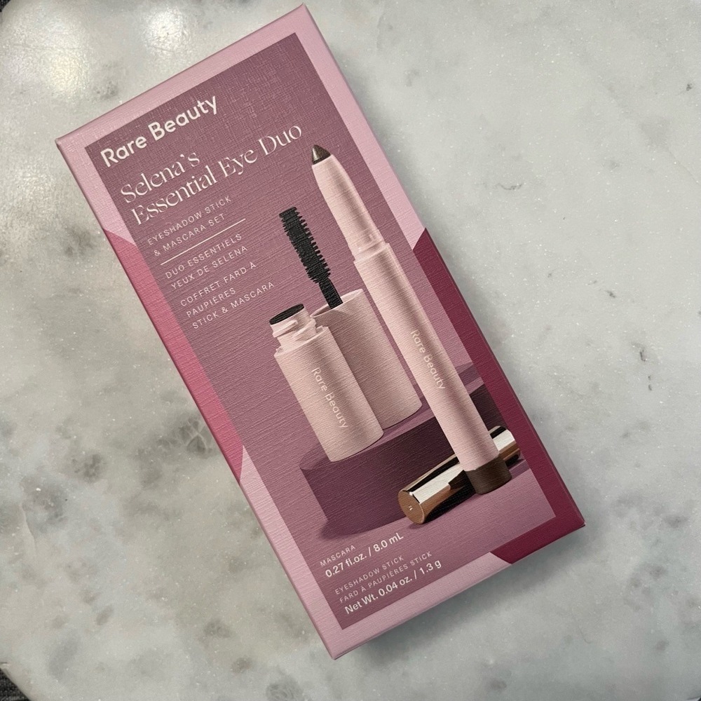 Rare Beauty Essential Eye Duo Set Eyeshadow Stick Mascara Makeup New Box 2 Piece